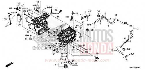 CYLINDER BLOCK GL1800L de 2020